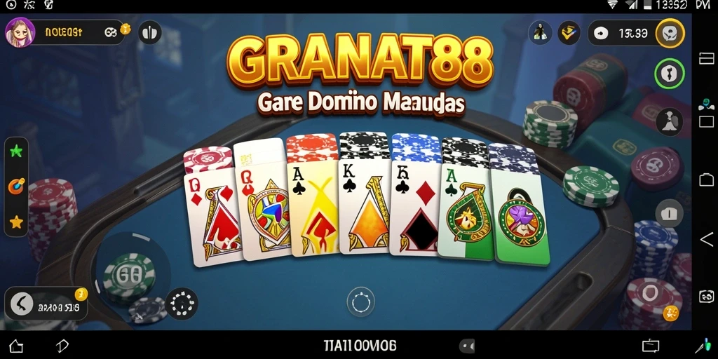 Tampilan seru gameplay Domino di GRANAT88 yang mengasyikkan.