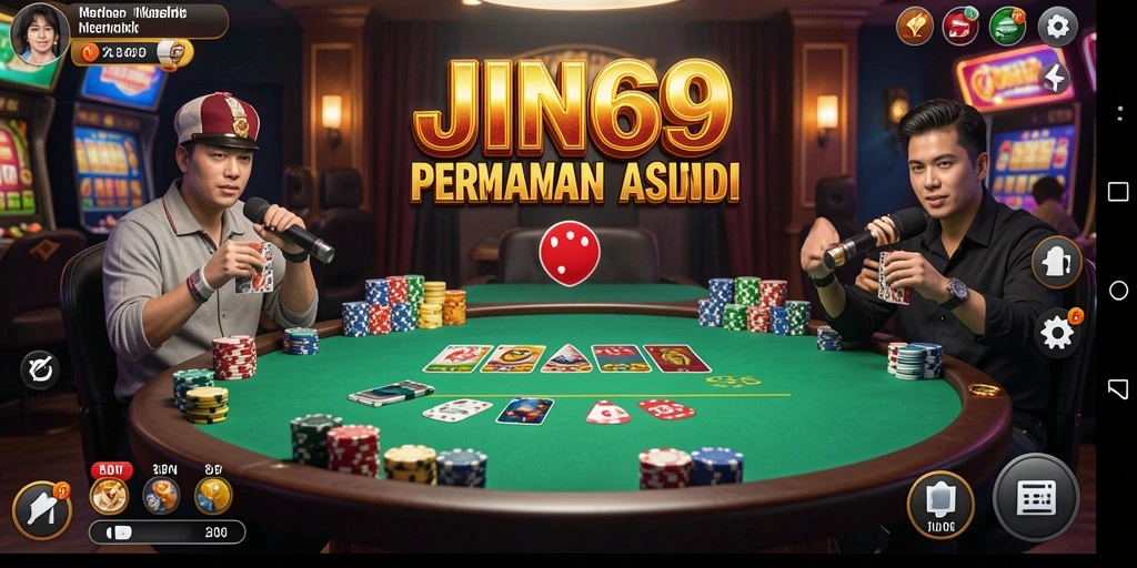 Tampilan gameplay JIN69 yang mendebarkan dengan berbagai pilihan permainan kasino.