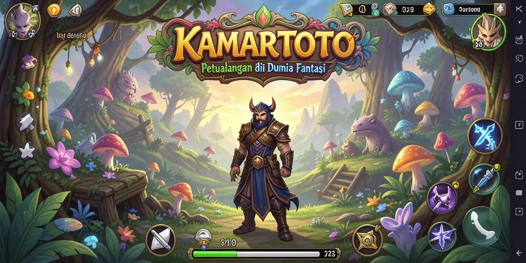 Gameplay KAMARTOTO yang seru dan menantang dalam petualangan.