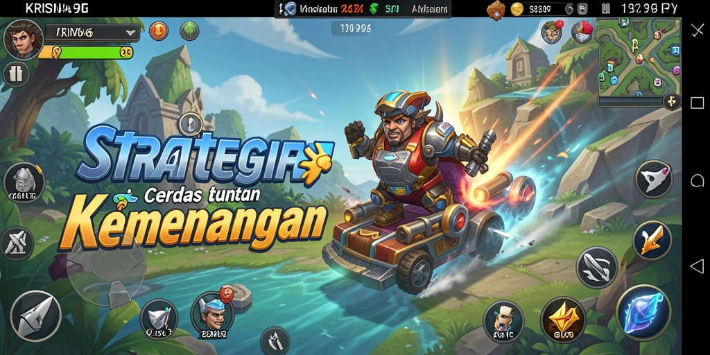 Tampilan gameplay KRISNA96 yang menegangkan dan strategis.