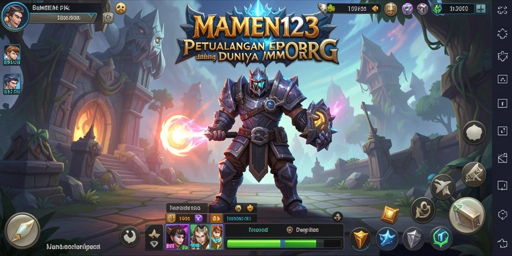 Tampilan gameplay MAMEN123 yang penuh aksi dan petualangan.