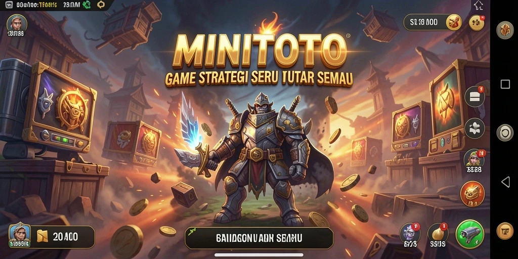 Tampilan gameplay menarik dari MINITOTO yang menampilkan strategi SLG.