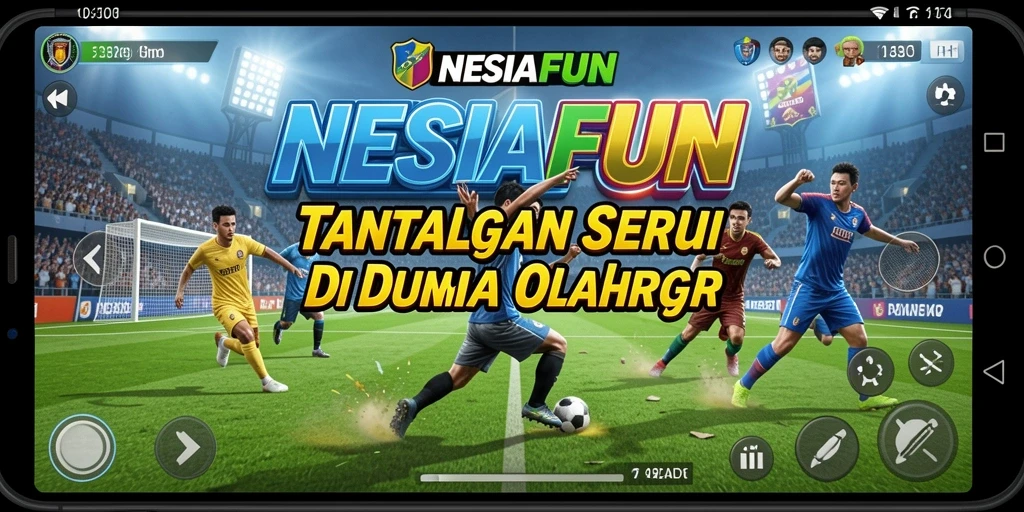 Screenshot game NESIAFUN yang menarik dengan aksi olahraga seru.