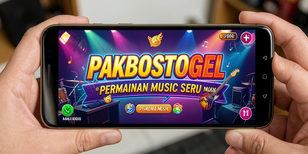 Tampilan gameplay seru di PAKBOSTOGEL dengan lagu-lagu favorit.