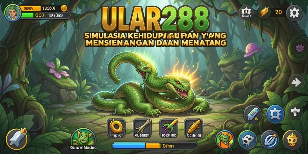 Screenshot gameplay ULAR288 yang menampilkan interaksi karakter.